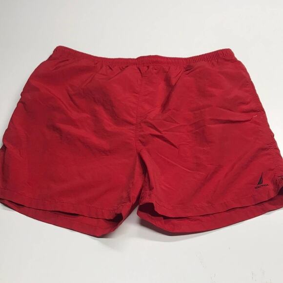 NAUTICA Men’s 2XL Red Swimsuit Trunks - Picture 1 of 5